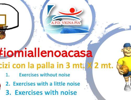 #iomiallenoacasa – Non Fermiamoci! Esercizi per mantenere condizioni atletiche, nel basket giovanile e non solo !